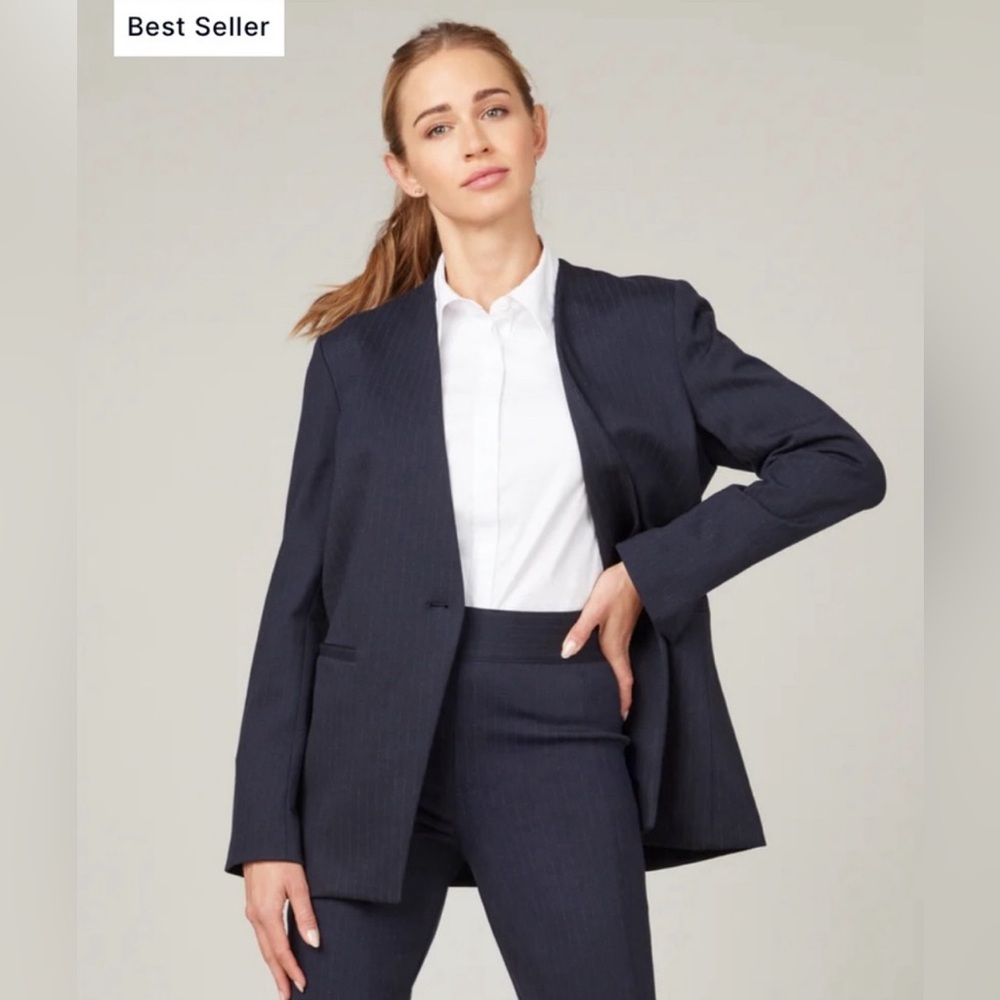 New w tags (large size only w tags) Spanx perfect navy blazer-Medium & Large